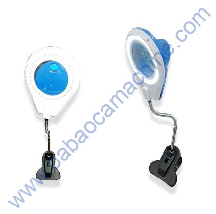 MAGNIFYING LED LAMP WITH CLIP