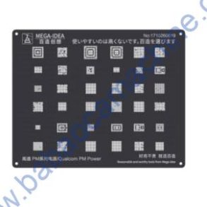 Black Android Stencil For PM CPU Reballing Qianli-QL20