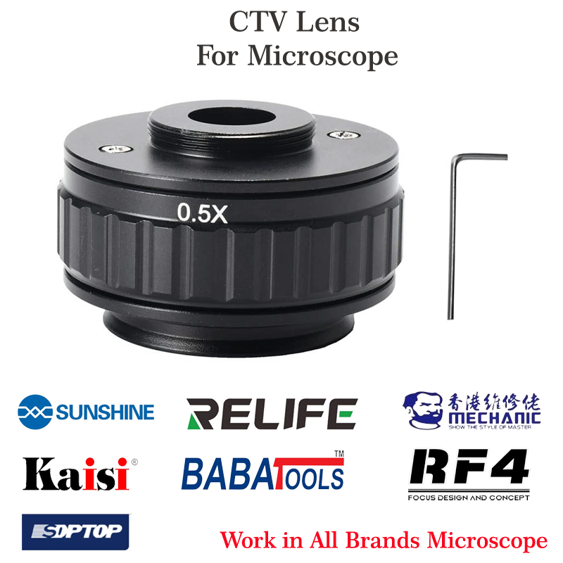 ctv lens 0.5x for microscope