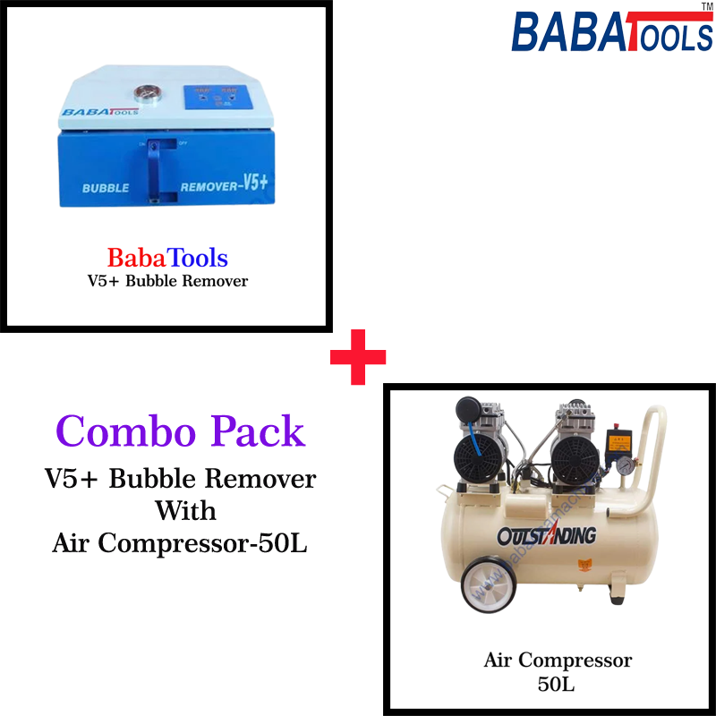 bubble remover with air compressor combo pack