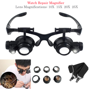 Double Eye Jewelery Watch Repair Glasses Watch Repair Magnifier Magnifying Glass