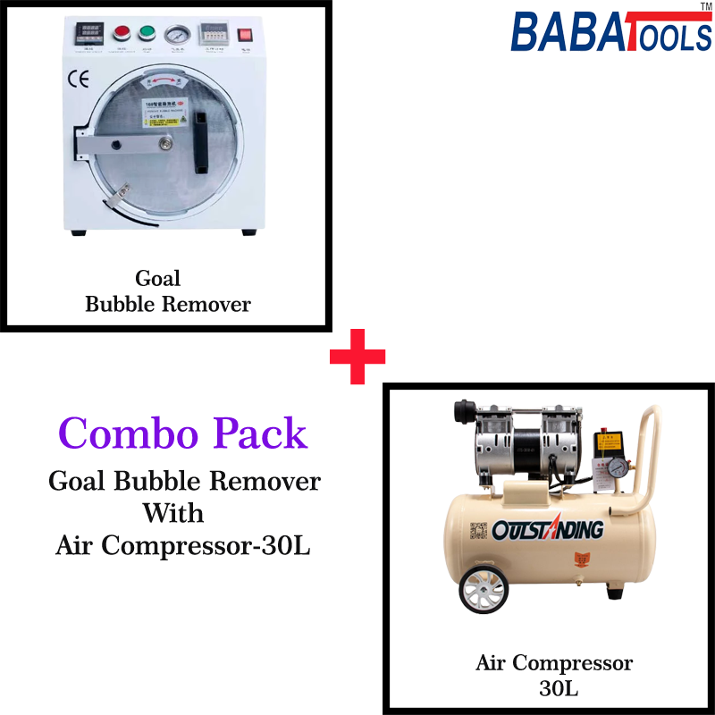 bubble remover with air compressor combo pack
