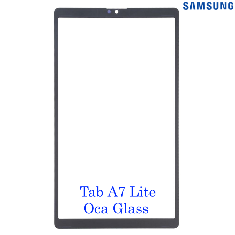 Samsung Galaxy Tab A7 Lite T225 Front OCA Glass Black