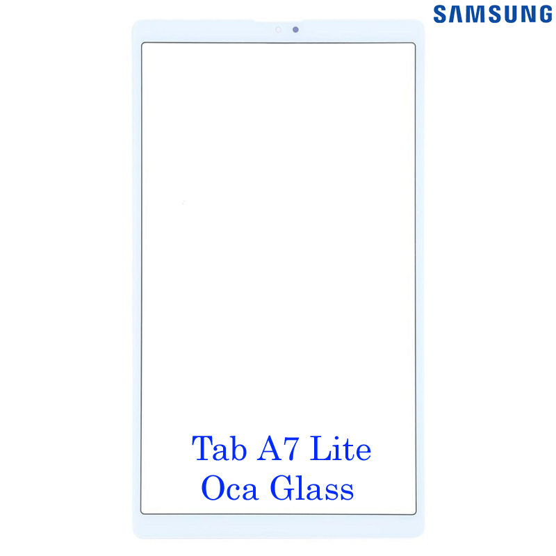 Samsung Galaxy Tab A7 Lite T225 Front OCA Glass White