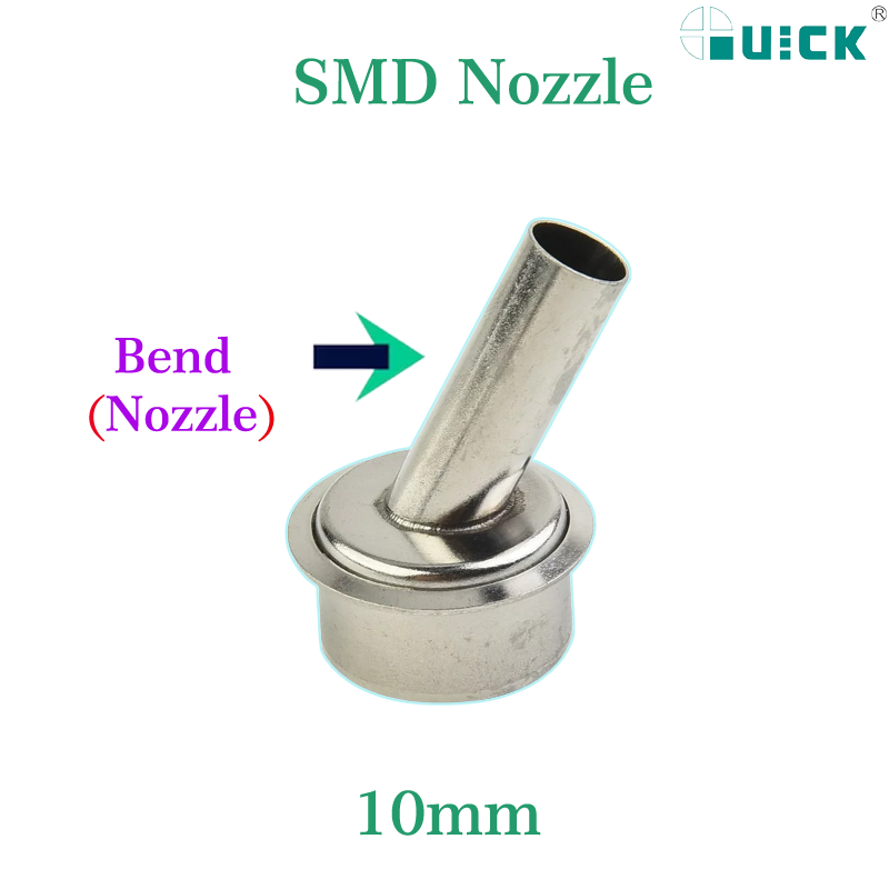 10mm bend smd nozzle