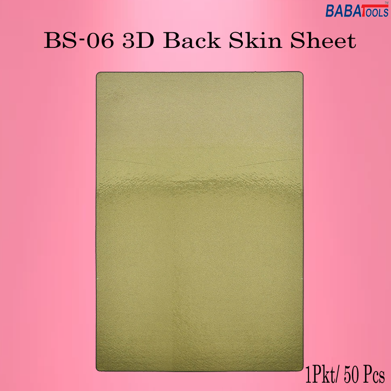 BABA BS-06 3D Back Skin & Lamination Sheet 1Pkt/50 Pcs