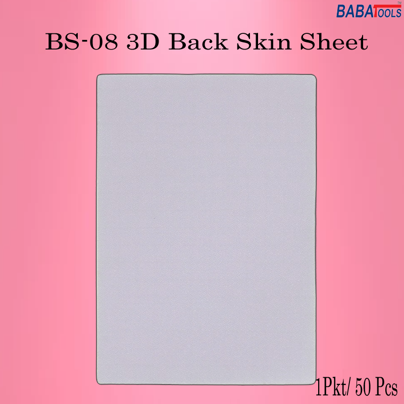 BABA BS-08 3D Back Skin & Lamination Sheet 1Pkt/50 Pcs