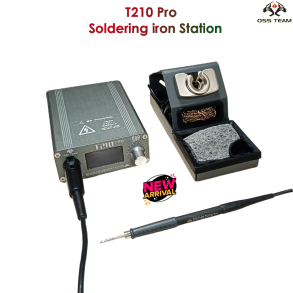 T210 Pro 75W LED Display Auto Sleep Heating Soldering iron Station