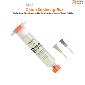 Amaoe M53 10cc No Clean Smooth Flow Tracky Soldering Flux Paste For Electronics